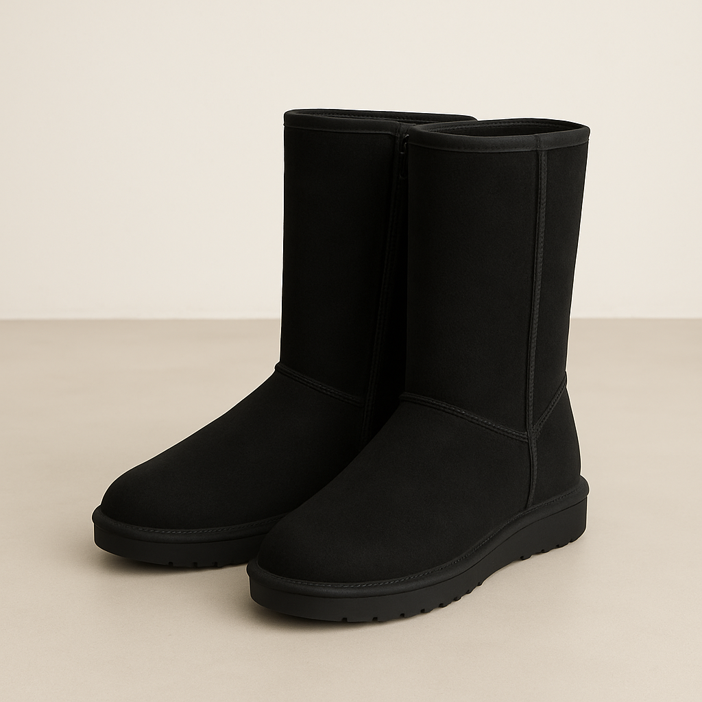 Ellen | Comfortabele Waterdichte Sheepskin Laarzen met Rits