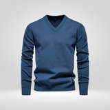 V-Hals Trui – Zachte Gebreide Pullover met Tijdloze Stijl