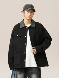 Guus™ Minimalistische Denim Jas voor Heren