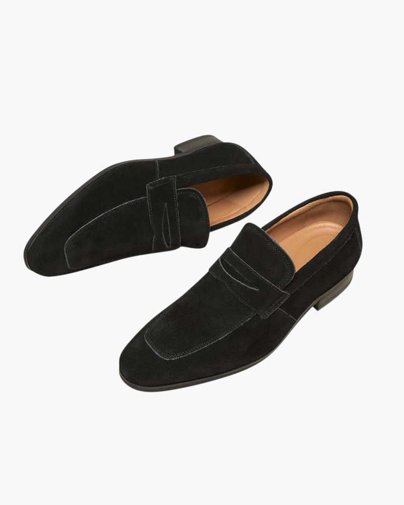Julian | Old Money Casual Business Suède Loafer voor Mannen