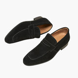Julian | Old Money Casual Business Suède Loafer voor Mannen