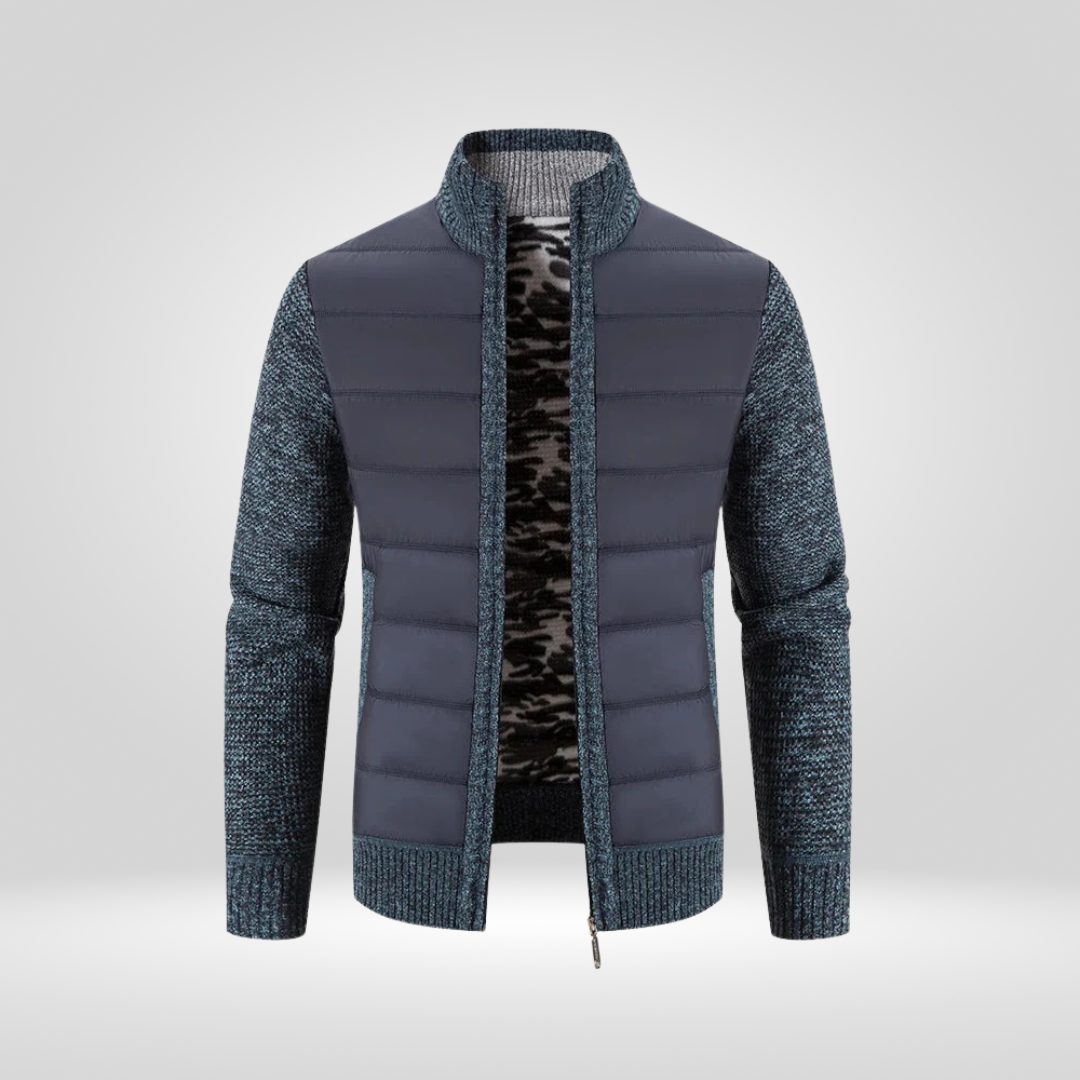 Heren Gebreid Vest – Zachte Cardigan met Klassiek Design