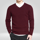 Casual V-Hals Trui voor Heren