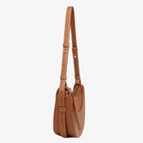 Amily | Verstelbare Schouderriem Gebogen Crossbody-Tas met Kwastje