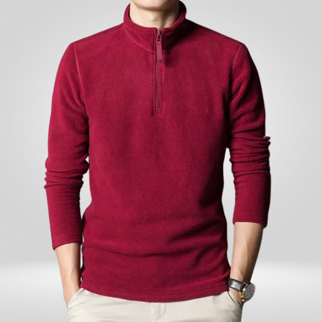 Fleece Trui met Rits voor Heren – Warm en Comfortabel Design
