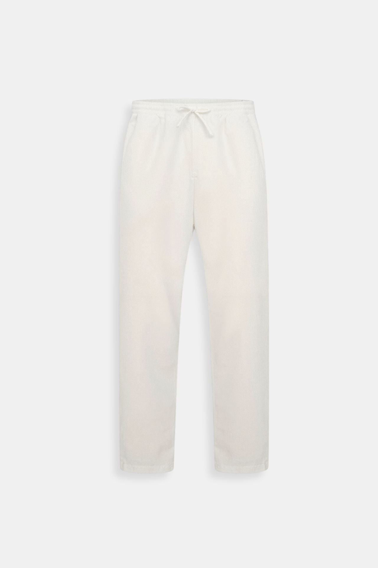 Leonardo | Heren-Loungebundhose in Wit met Kordelzug