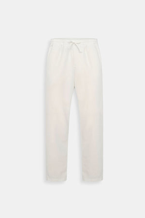 Leonardo | Heren-Loungebundhose in Wit met Kordelzug