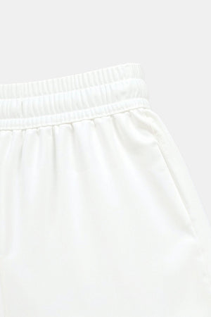 Comfortabele damesbroek met elastische tailleband en trekkoord