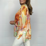 Aquarel™ Blouse | V-Hals | Kleurrijk en Luchtig