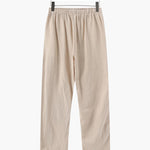 Nathan | Comfortabele heren zomer linnen broek met elastische tailleband