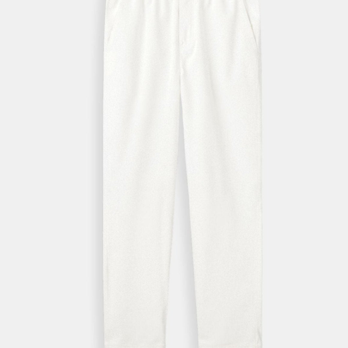 Killian | Beige herenbroek met elastische tailleband en knoopsluiting