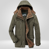 Heren Winterjas – Warme Jas met Capuchon en Diepe Zakken