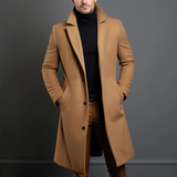 Lange Manteljas - Heren - Luxe Merinowol - Winter Stijlvol en Warm