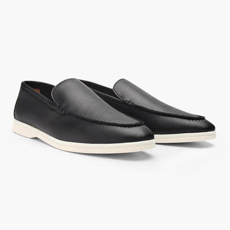Logan | Vintage Old Money Heren Cowhide Leder Loafer