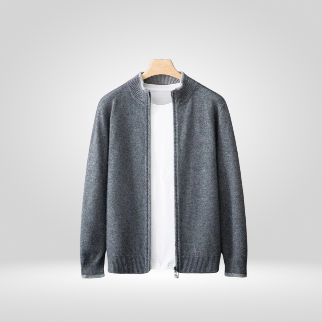 Luxe Kasjmiermix Vest voor Heren – Zachte, Warme en Tijdloze Coat