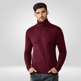 Heren Ribgebreide Coltrui – Klassieke Pullover met Tijdloze Elegant