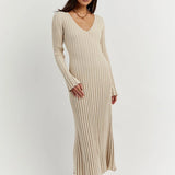 Luna™ V-Neck Midi Dress