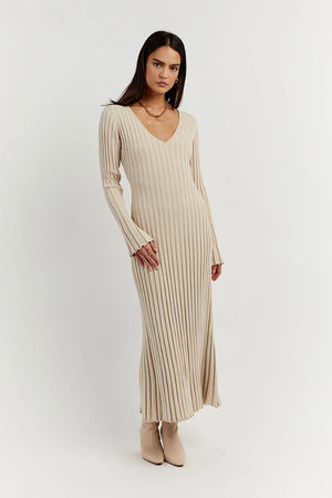 Luna™ V-Neck Midi Dress