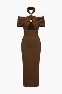 Sophia | Figuuraccentuerende Bodycon Avondjurk met kunstzinnig knoopontwerp