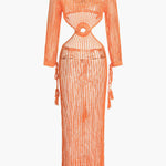 Kate | Boho-Strandjurk met Cut-Outs – Perfect voor Zomer & Vakantie