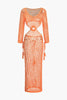 Kate | Boho-Strandjurk met Cut-Outs – Perfect voor Zomer & Vakantie