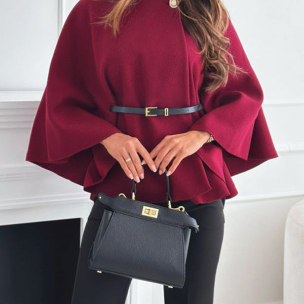 Gemma™ Elegante Cape-Stijl Top voor Dames