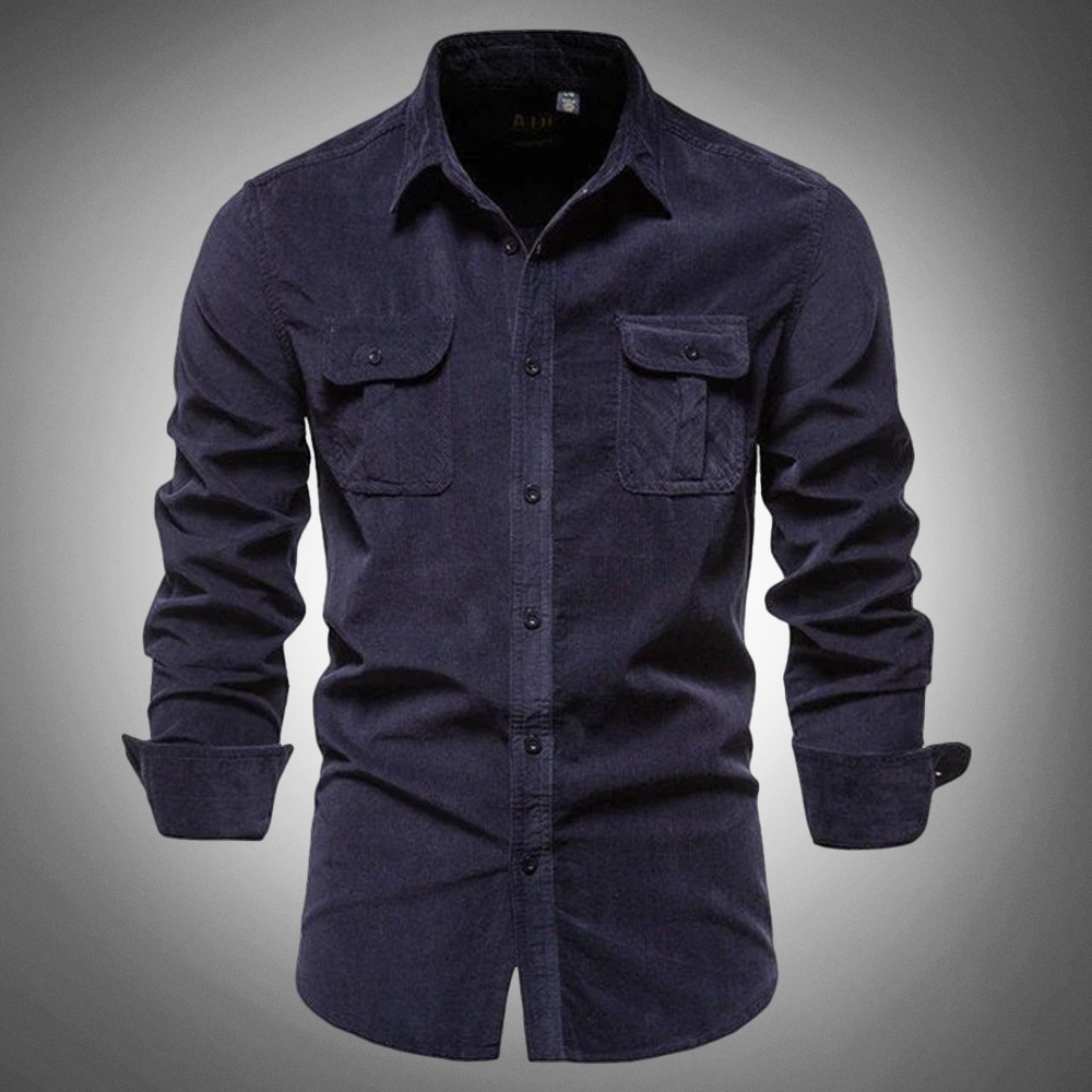 Twan™ Heren Casual Overhemd met Lange Mouwen