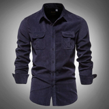 Twan™ Heren Casual Overhemd met Lange Mouwen