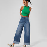 Mieke™ Dames Wide-Leg Jeans
