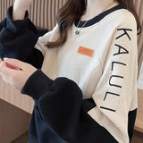 Evelien™ Modieuze Colorblock Sweater voor Dames