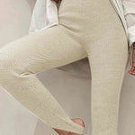 Clara | Geribbelde Mid-Waist-Leggings – Comfort en Stijl voor Elke Dag