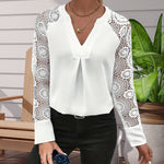 Kanten™ Blouse | V-Hals | Elegante Details