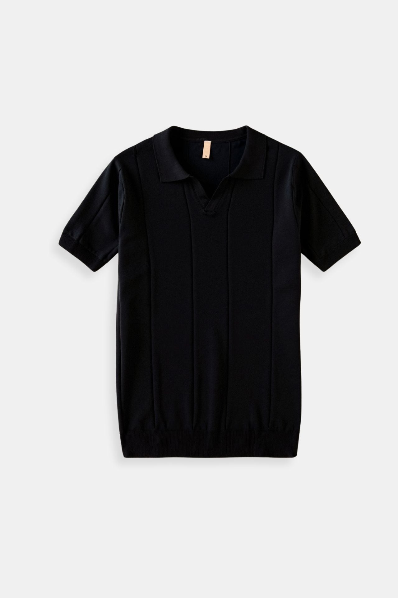 Retro-Strik-Polo in Mintgroen