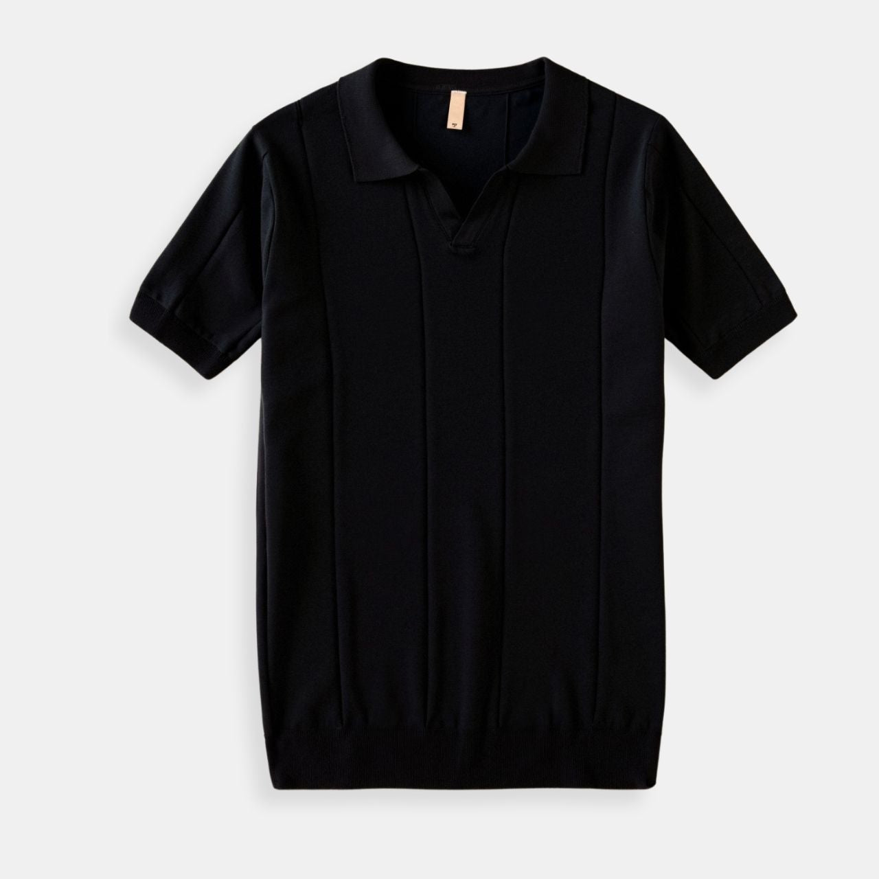 Retro-Strik-Polo in Mintgroen