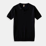 Retro-Strik-Polo in Mintgroen