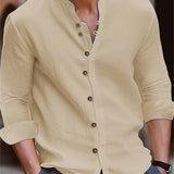 Sam™ Heren Casual Linnen Shirt