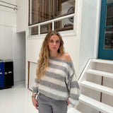 Livia | Gebreide sweater met strepen