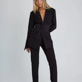Janina | Elegante Blazer met Riem – Stijlvol Ontwerp voor Elke Gelegenheid