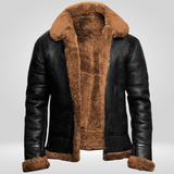 Pu Leren Winterjas voor Heren – Luxe en Elegante Maximiliaan Jas