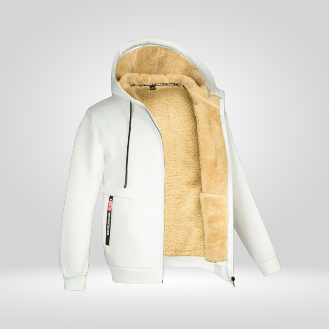 Heren Wintervest met Capuchon en Fleecevoering