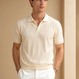 Heren Poloshirt in Beige – Elegant & Tijdloos