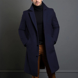 Lange Manteljas - Heren - Luxe Merinowol - Winter Stijlvol en Warm