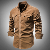 Twan™ Heren Casual Overhemd met Lange Mouwen