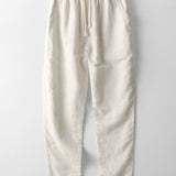 Casual Linnen Set met Henley Overhemd en Broek