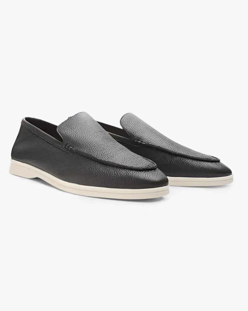 Logan | Vintage Old Money Heren Cowhide Leder Loafer