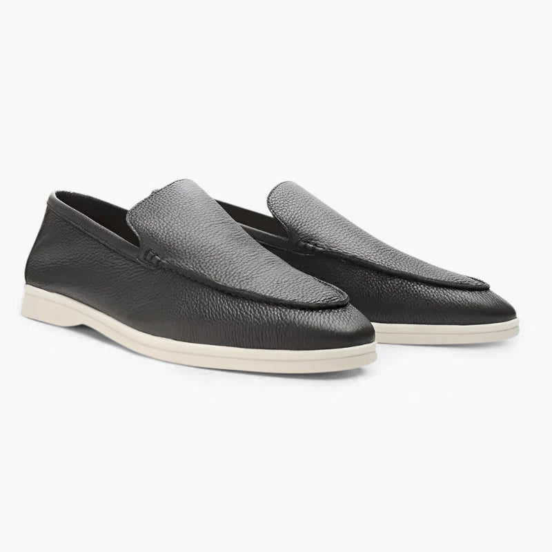 Logan | Vintage Old Money Heren Cowhide Leder Loafer