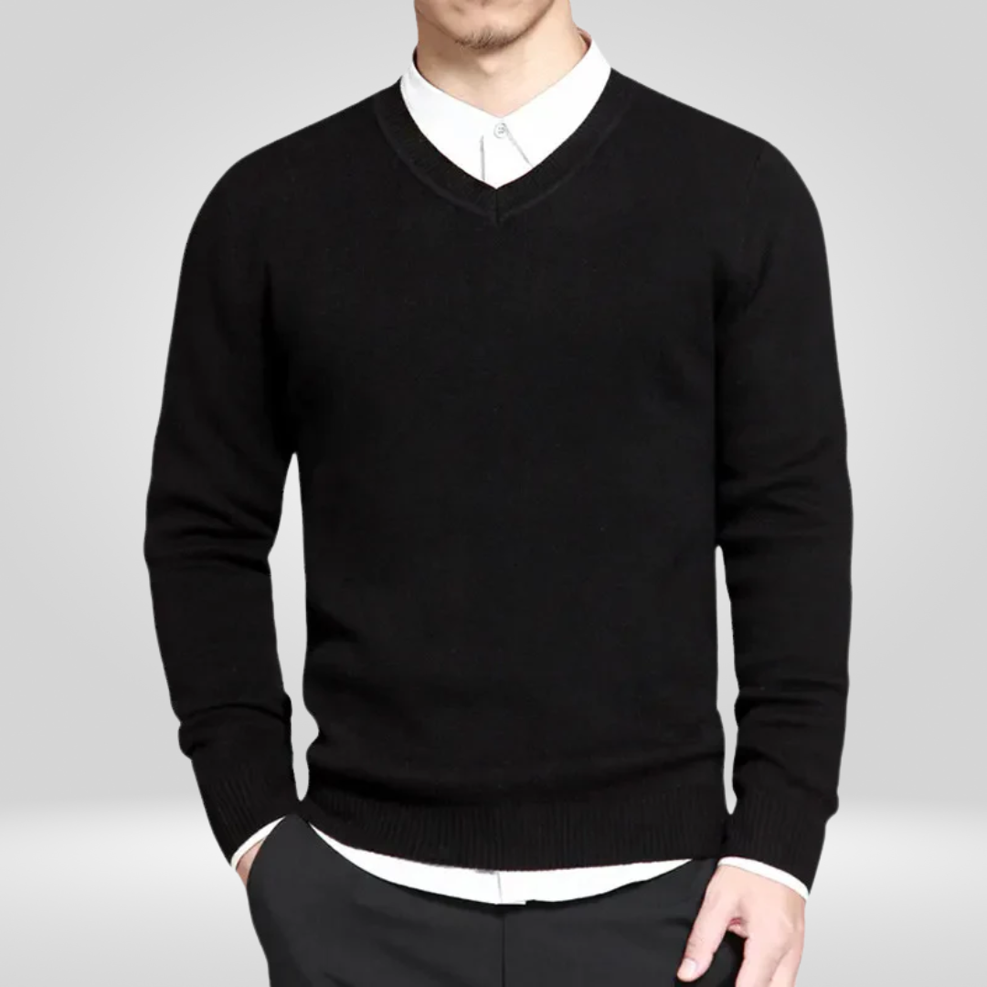 Casual V-Hals Trui voor Heren