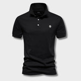 James | Tijdloos, smal gesneden herenpoloshirt