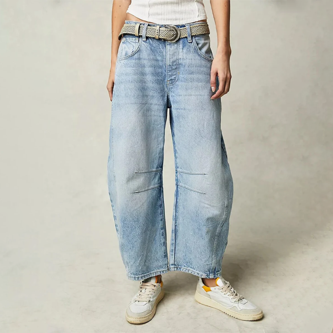 Relaxed Fit Jeans Met Wijde Pijpen – Stoere Basic Met Een Eigentijdse Twist