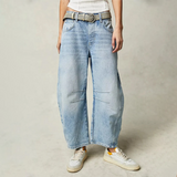 Relaxed Fit Jeans Met Wijde Pijpen – Stoere Basic Met Een Eigentijdse Twist